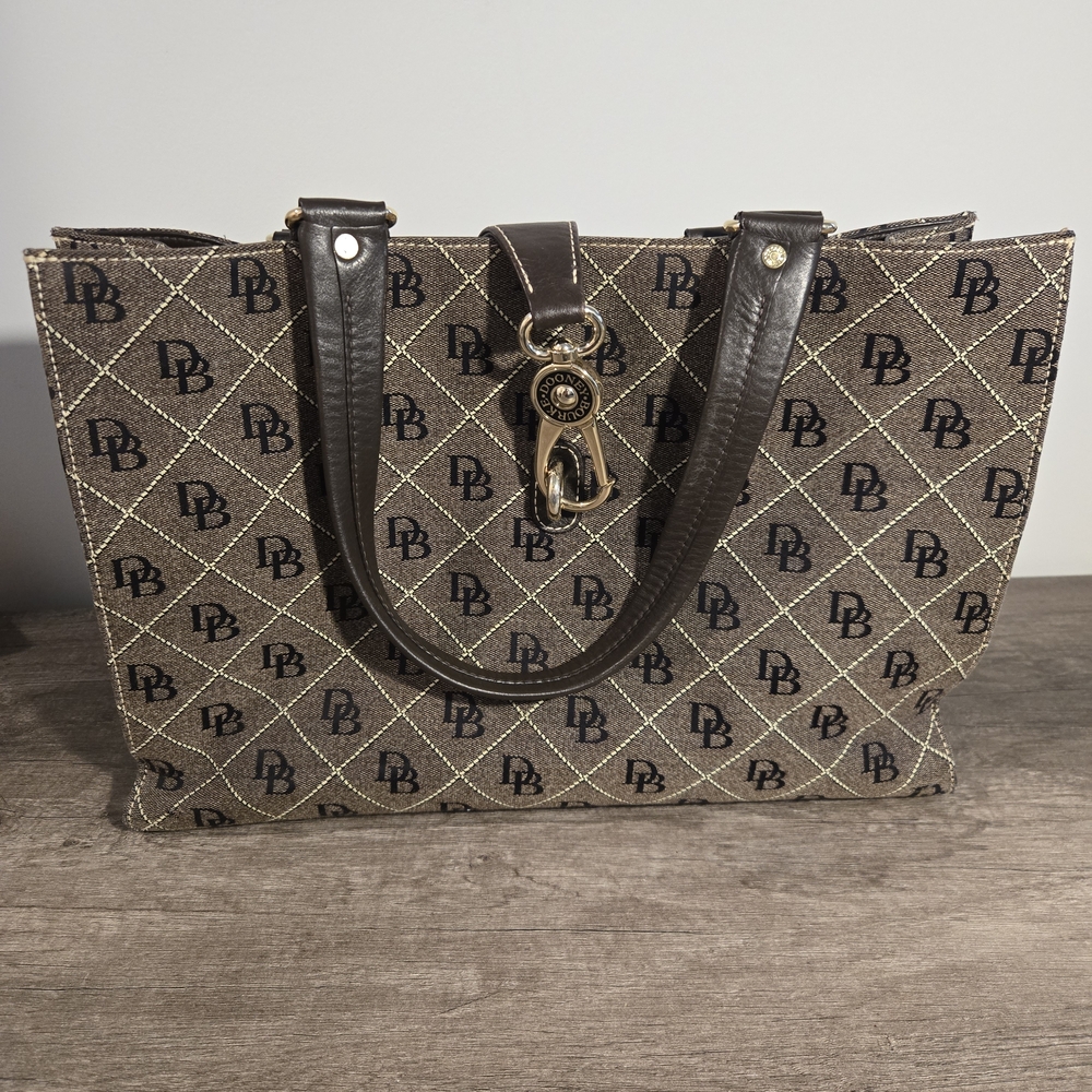 Dooney And Bourke Brown Tote Bag